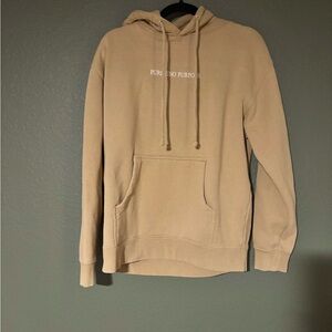 Men's Tan Hoodie